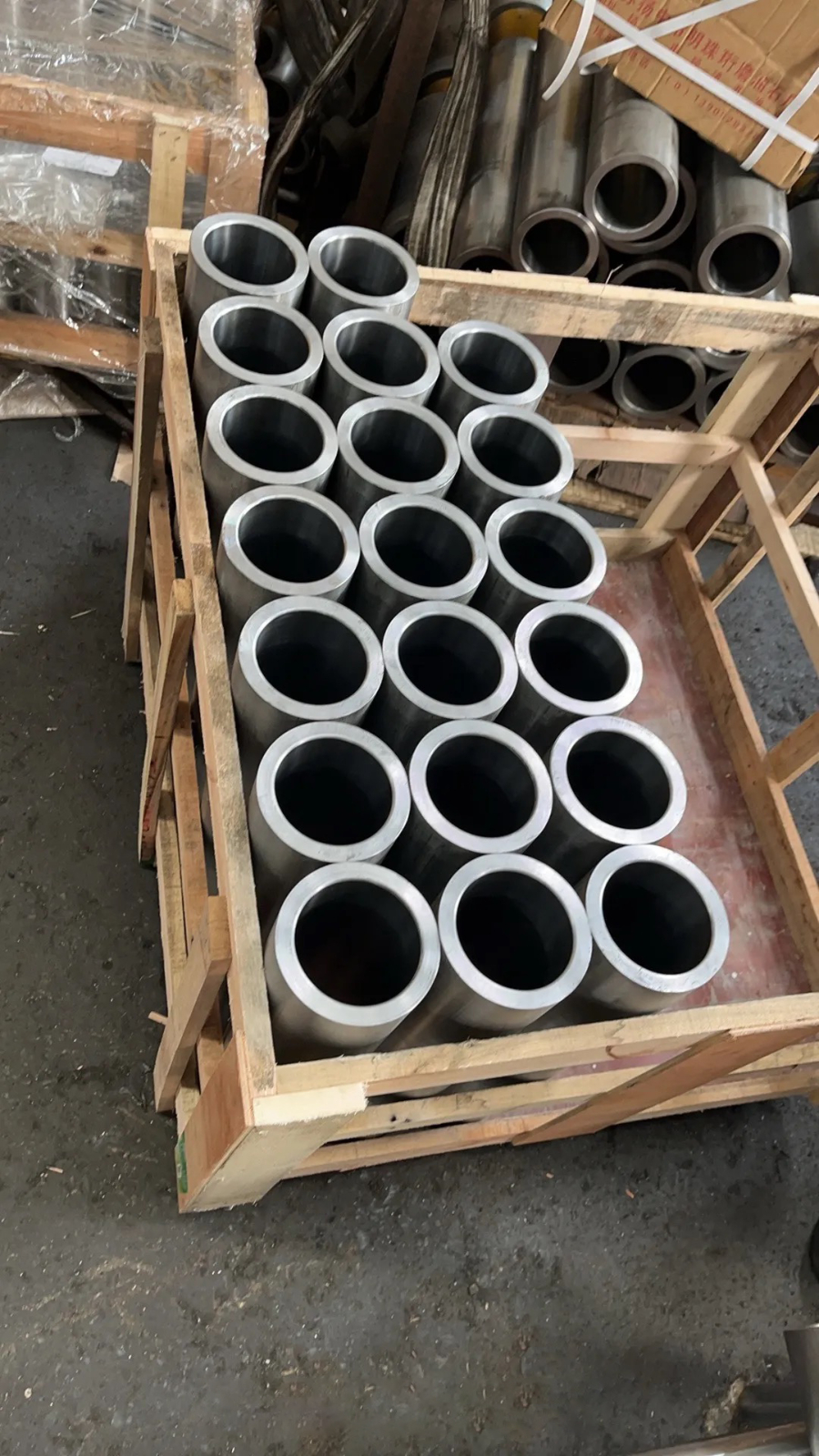 液压支柱27SiMn厚壁珩磨无缝钢管